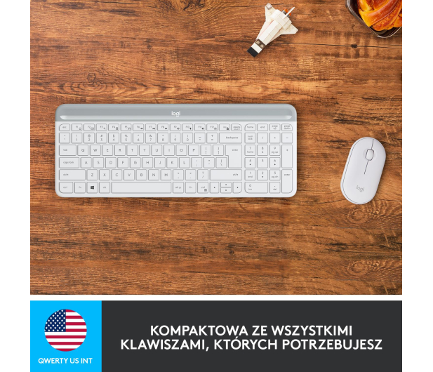 LOGITECH MK470 Wireless Offwhite - 625245 - zdjęcie 7